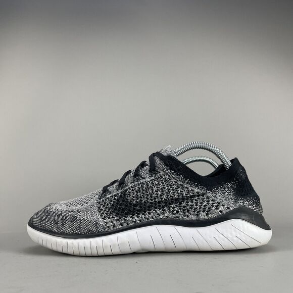 Nike Shoes - Nike Free RN Flyknit 2018 Women’s 9.5 Running Shoes Athletic Sneakers Black Oreo